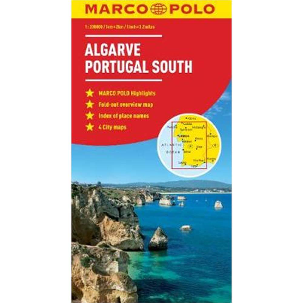 Algarve, Portugal South Marco Polo Map